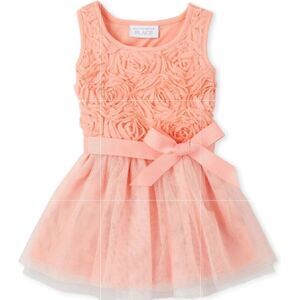 The Children's Place Floral Sachel Peach Dressed
